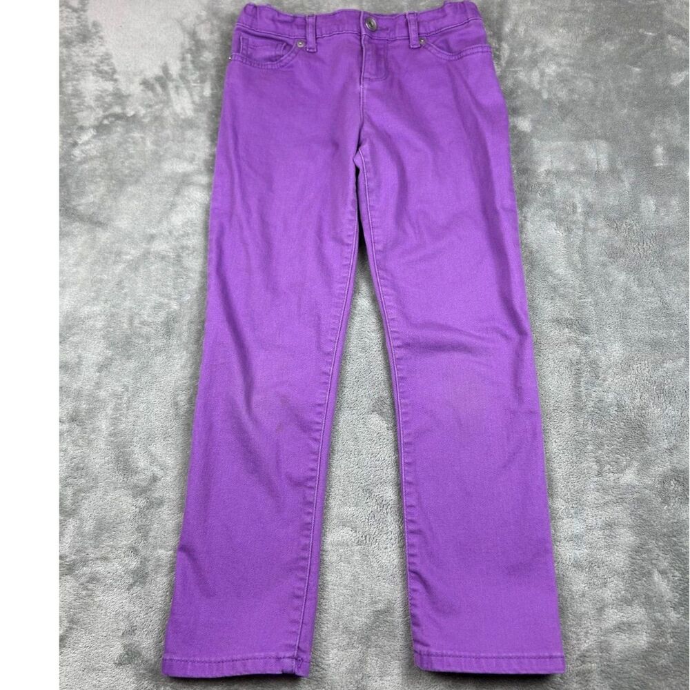 The Children’s Place Girls Size 8 Purple Stretch Skinny Jeans Cotton Blend